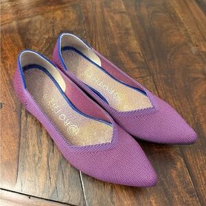 Rothy’s The Point Flat Fully Machine Washable Size 6.5 MSRP $155